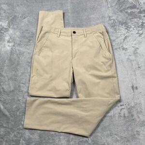Nomatic Outset Pants Mens 30x28 Khaki Slim Fit Active Stretch Chino Hiking
